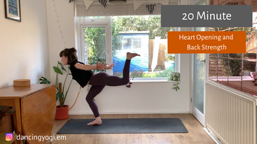 20 Minute Heart Opening and Back Strength